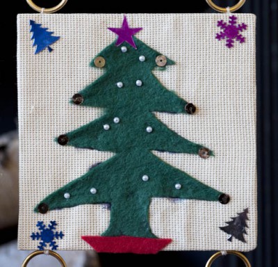 Christmas tree cross stitch